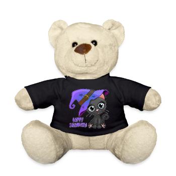 Lovely Halloween’s Kitten - Teddy Bear - black - Front