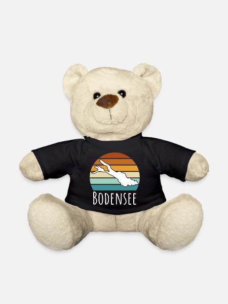Retro Bodensee Konstanz - Teddy - Schwarz