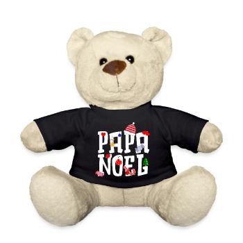PAPA NOEL - Nounours - noir - Devant