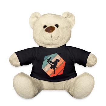 Skater Skating Hommes Femmes Skateboarder Skateboar - Nounours - noir - Devant