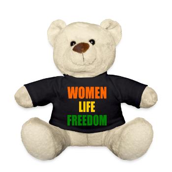 Women life freedom - Teddy Bear - black - Front