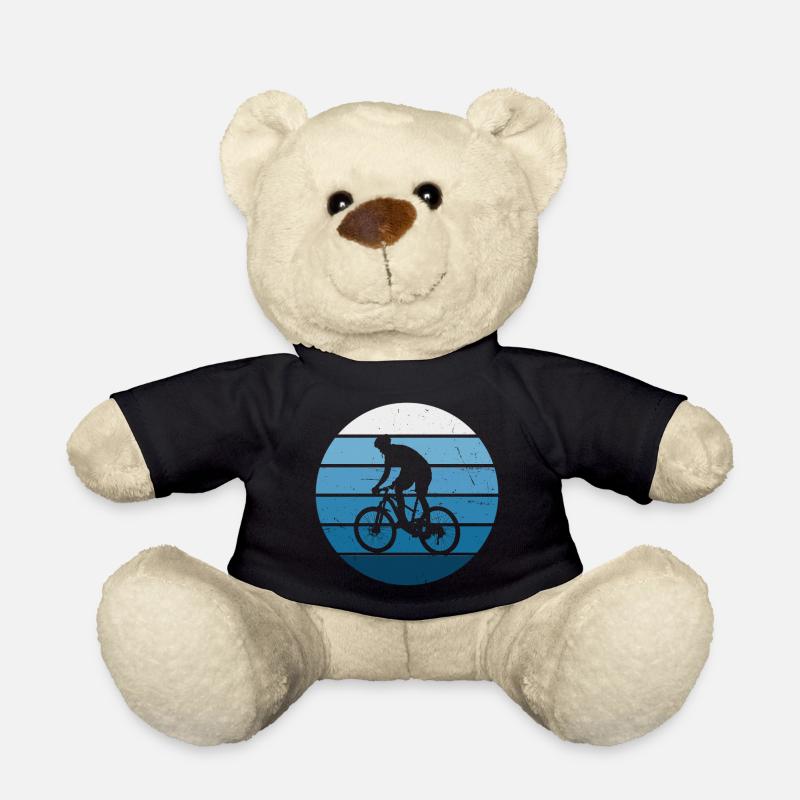 MTB Mountainbike Radfahren Radfahrer Mountainbiker - Teddy - Schwarz