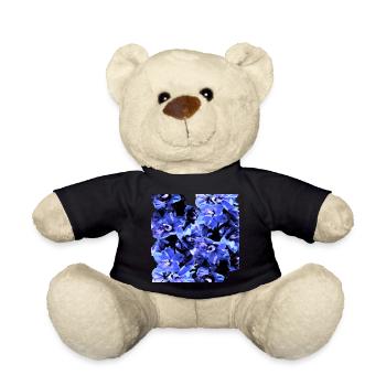 Hyacinth blue - Teddy Bear - black - Front