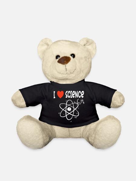 Ich liebe Wissenschaft - Teddy - Schwarz