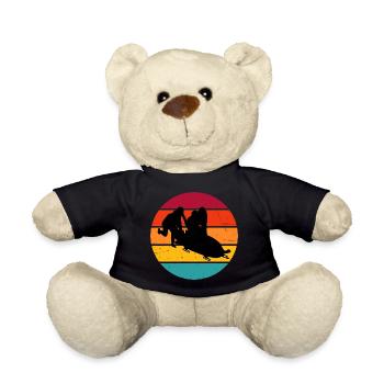 Bobsleigh Sports Men's Bobsleigh Bob Track Two-man Bobsleigh - Teddy Bear - black - Front