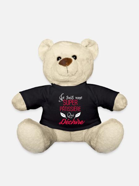 Super Pâtissière qui Déchire - Nounours - noir