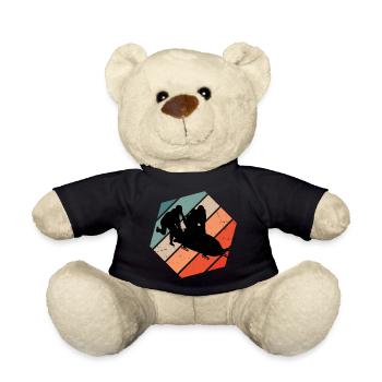 Bobsleigh Women's Two-man Bobsleigh Men's Bobsleigh - Teddy Bear - black - Front