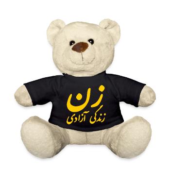 Women life freedom - Nounours - noir - Devant