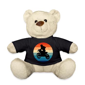 Freestyle Motocross Supermotard Hommes Dirt Bike - Nounours - noir - Devant