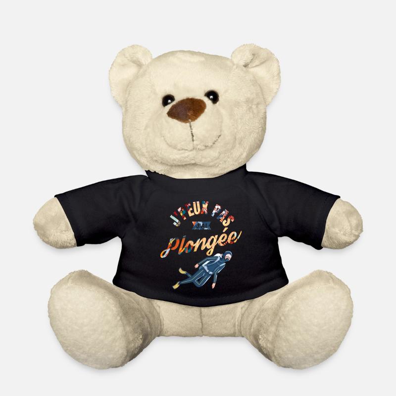 J'Peux pas j'ai Plongée - Nounours - noir