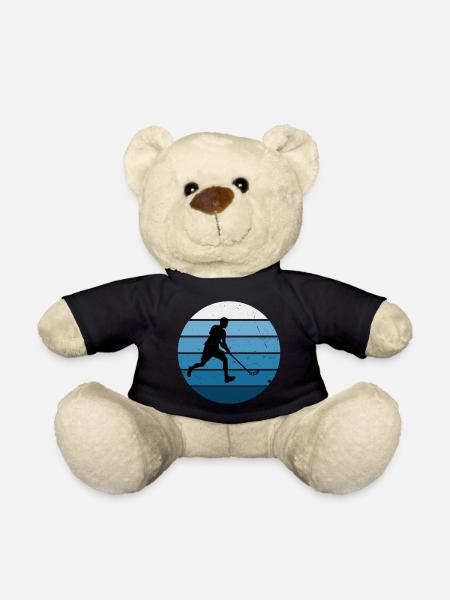 Herren Floorball Unihockey Salibandy Damen - Teddy - Schwarz