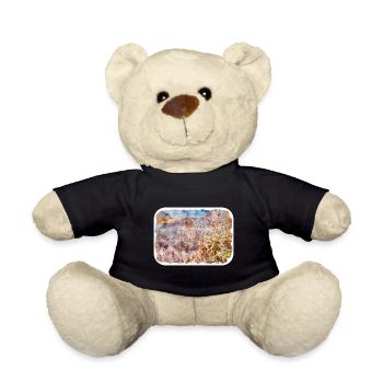 Griechenland Aquarellskizze Handgezeichnete Illustration - Teddy - Schwarz - Vorne