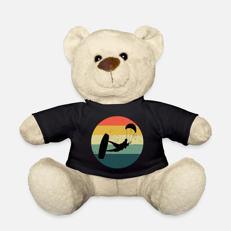 Kiten Kitesurfing Kitesurfen Kite Kitesurf - Teddy - Schwarz