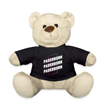 Paderborn Allemagne City Font Skyline Accueil - Nounours - noir - Devant