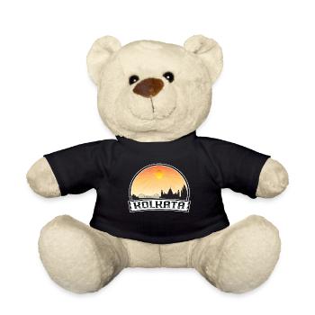 Kolkata Inde Skyline Vintage Sunset Travel Souven - Nounours - noir - Devant