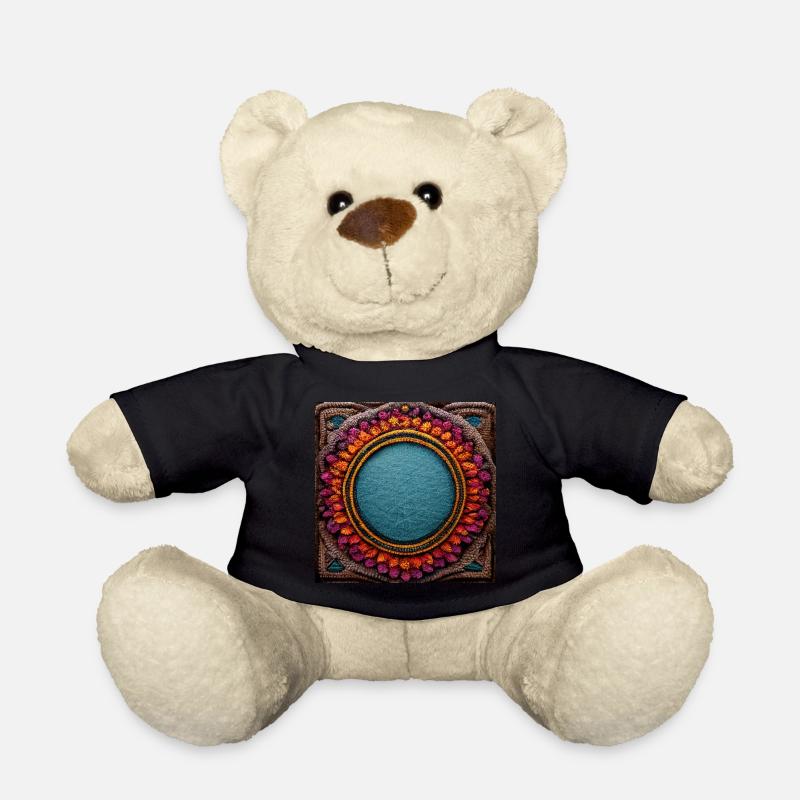 Boho Mandala Abstract - Teddy - Schwarz