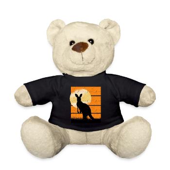 Cangaroo in Sunset retro - Teddy - Schwarz - Vorne