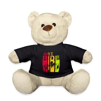 Einfach Wintersport fahren - Teddy - Schwarz - Vorne