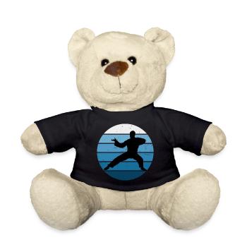 Damen Kampfsport Kungfu Wushu Kung Fu Herren - Teddy - Schwarz - Vorne