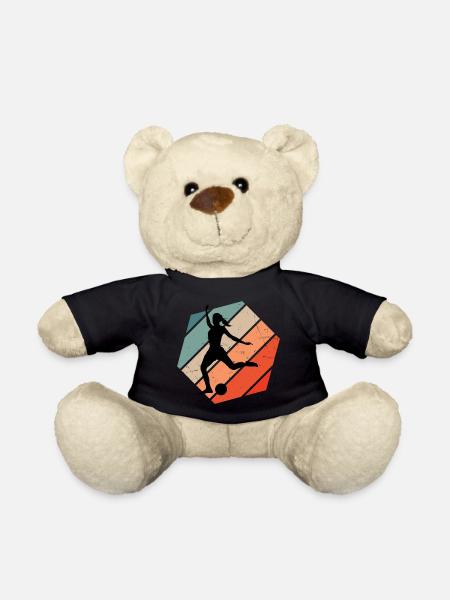 Football Men Football Football Football Football - Teddy Bear - black