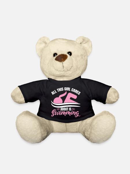 Schwimmer Mädchen - Teddy - Schwarz