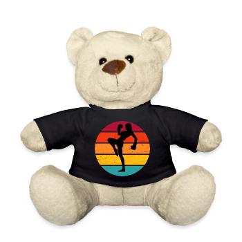 Kickboxing Hommes Kickboxing Boxe Kickboxing Kickboxing - Nounours - noir - Devant