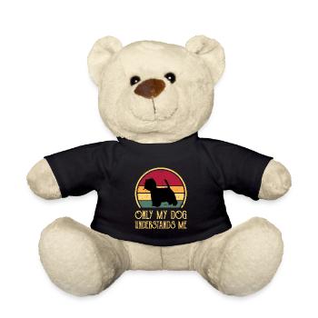 Westie Dog Lover Silhouette Vintage Sunset - Nounours - noir - Devant