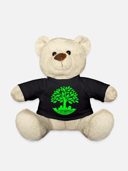 arbre de vie, zen, écologie - Nounours - noir