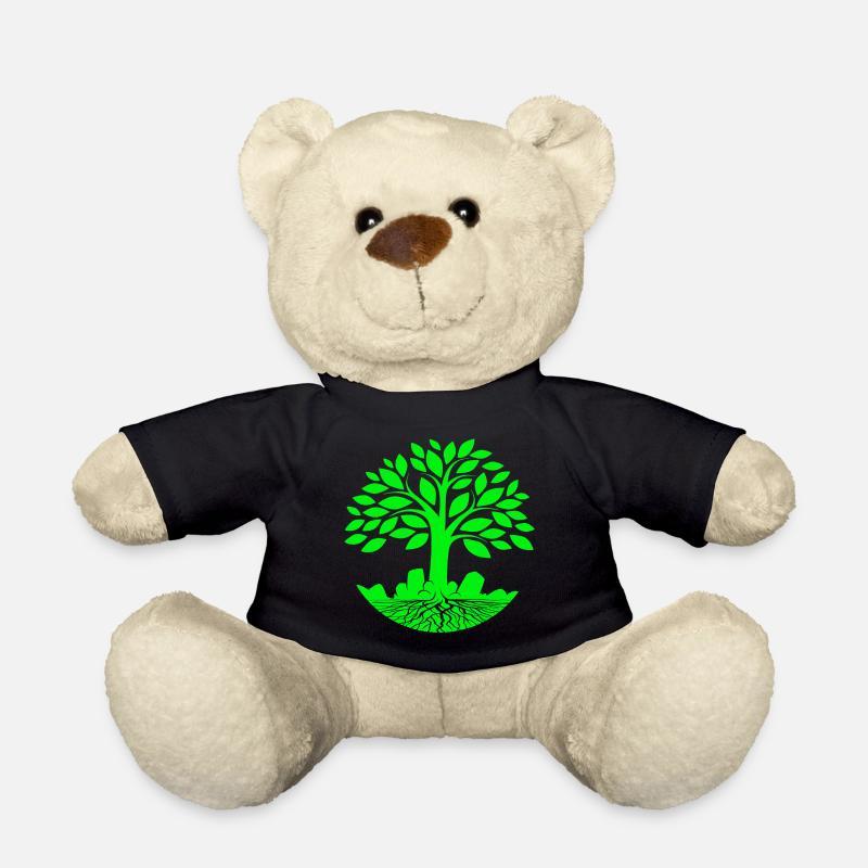 arbre de vie, zen, écologie - Nounours - noir
