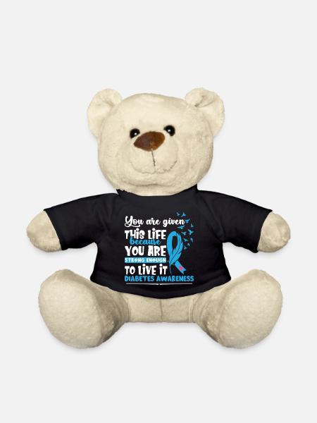 Diabetes Awareness - Teddy Bear - black