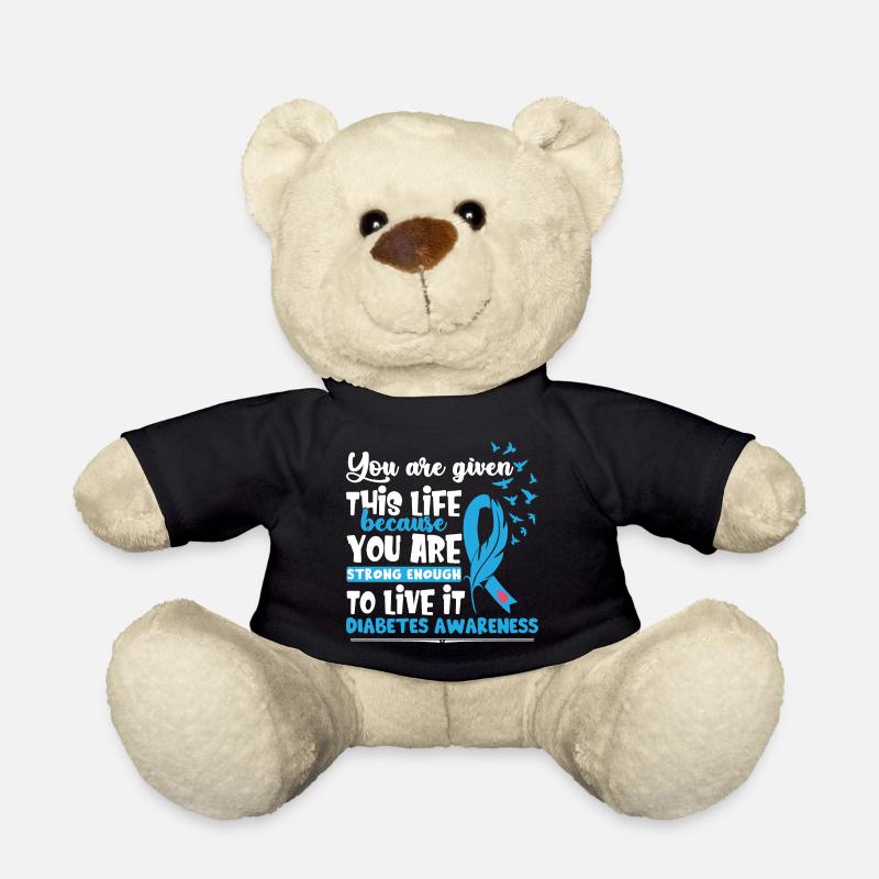 Diabetes Awareness - Teddy Bear - black