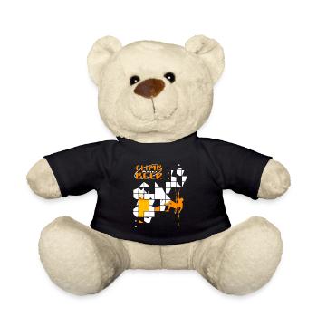 Klettern und Bier - Teddy - Schwarz - Vorne