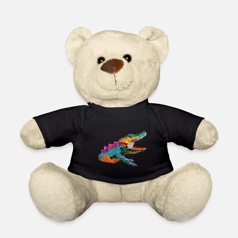 Conception de crocodile en origami - Nounours - noir