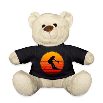 Skiing Skiing Men's Winter Sports Stunt Ski - Teddy Bear - black - Front