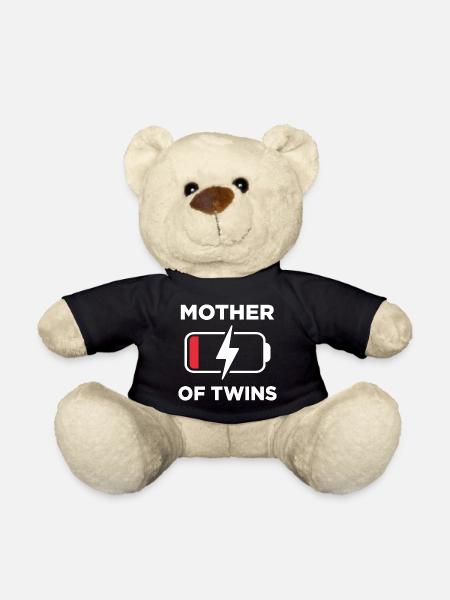 Mutter von Zwillingen - Teddy - Schwarz
