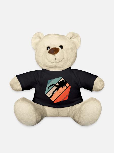 Scuba Diver Scuba Diving Ladies - Teddy Bear - black