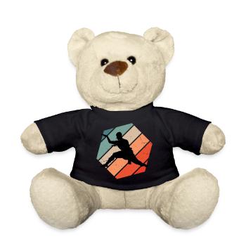 Wushu Kung Fu Kungfu Arts Martiaux Hommes Femmes - Nounours - noir - Devant