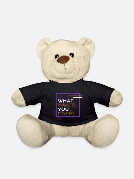 Do what makes you happy - Teddy - Schwarz