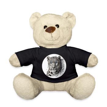 Ein vom Aussterben bedrohter Schneeleopard - Teddy - Schwarz - Vorne