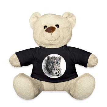 Schneeleoparden sind majestätische Raubtiere - Teddy - Schwarz - Vorne