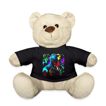 Player Skin - Teddy Bear - black - Front
