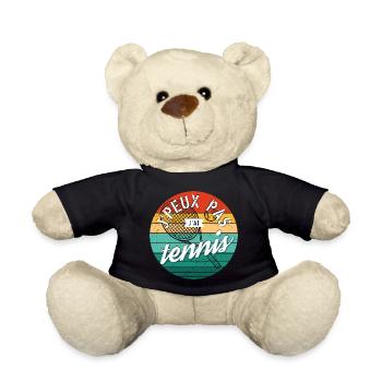 J'Peux Pas J'Ai Tennis - Nounours - noir - Devant