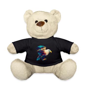 Eagle: Bring the wilderness to your home décor - Teddy Bear - black - Front