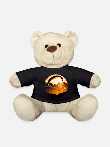Parapente en montagne - Nounours - noir