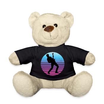 guitare électronique guitare classique guitariste - Nounours - noir - Devant