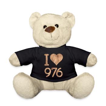 love 976 - Nounours - noir - Devant