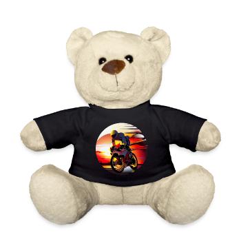 Les courses de motos attirent de nombreux fans - Nounours - noir - Devant