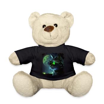 Cats don't need a night vision device - Teddy Bear - black - Front