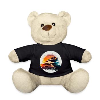 Mit der Yacht zum Angeln und Schwimmen - Teddy - Schwarz - Vorne