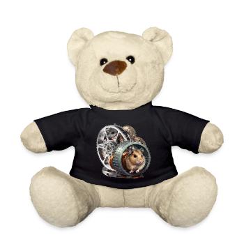 Hamster génère de l’énergie renouvelable - Nounours - noir - Devant